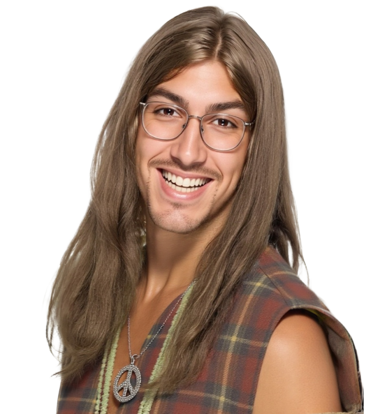 Retro parochňa pre mužov - štýl 80. rokov