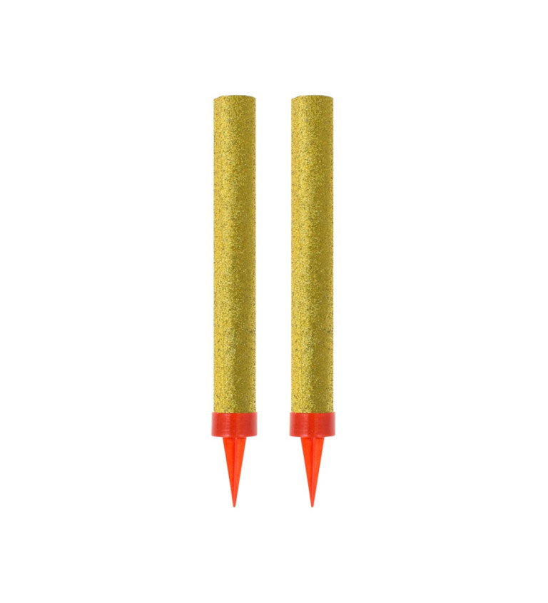 Party fontány zlaté 12 cm – 2 ks