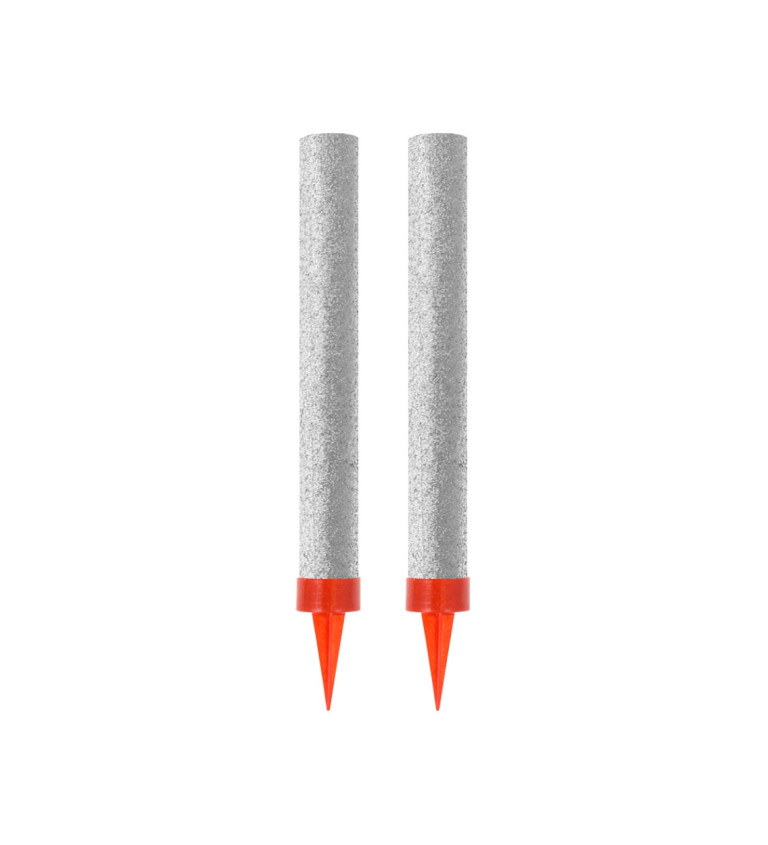 Strieborné tortové fontány 12 cm - 2 ks