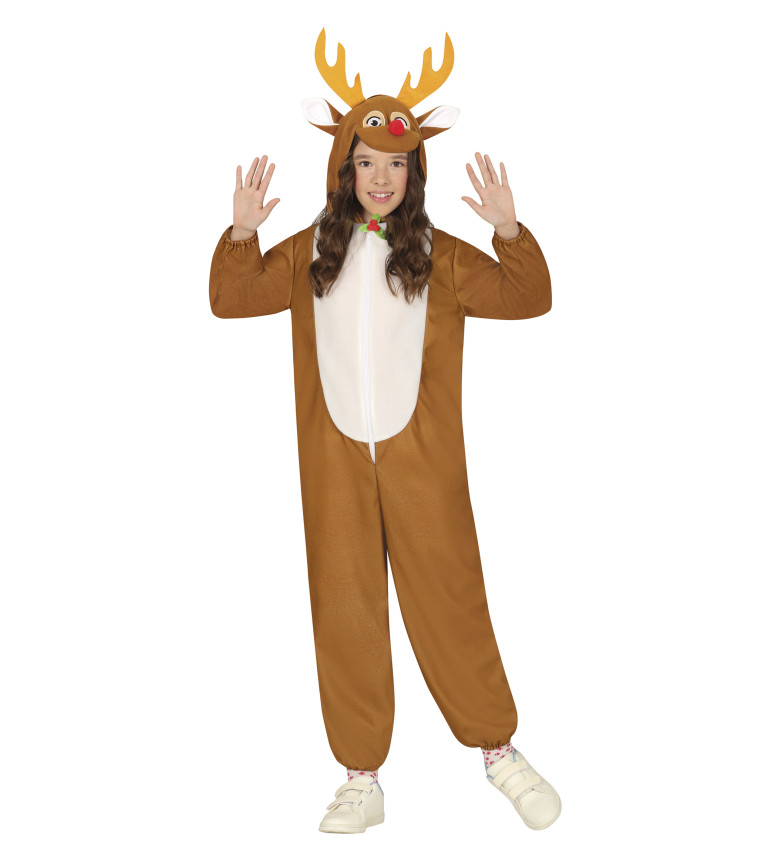 Detský vianočný kostým – Sobí overal