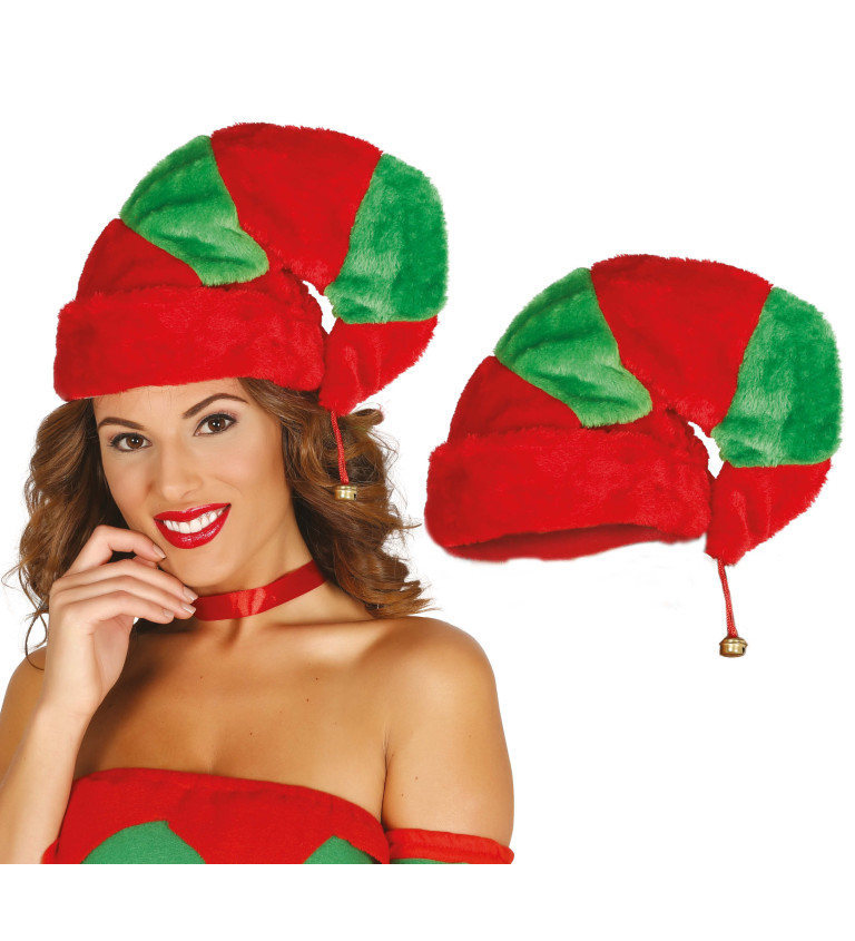 Elfí čiapka s cinkajúcou rolničkou
