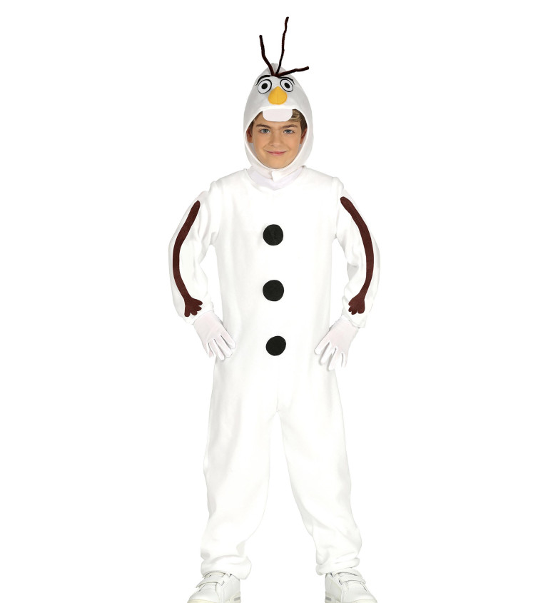 Snehuliak - detský karnevalový kostým
