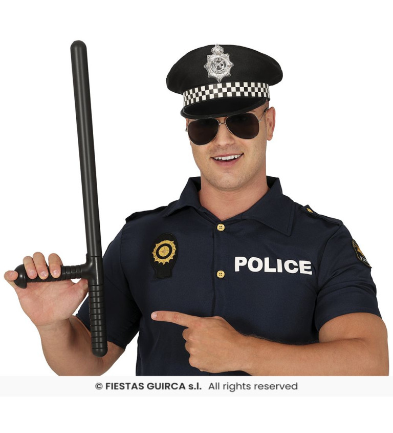 Obušok pre policajný kostým - 57 cm