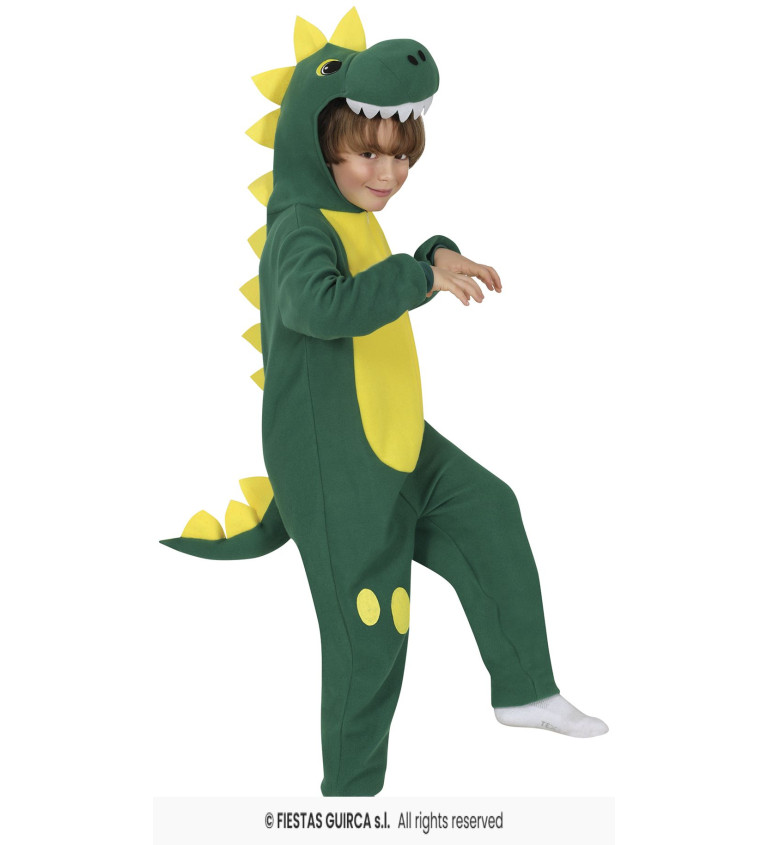 Detský kostým dinosaura s kapucňou
