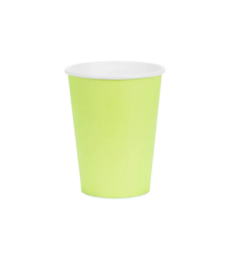 Svetlozelené tégliky - 6 ks