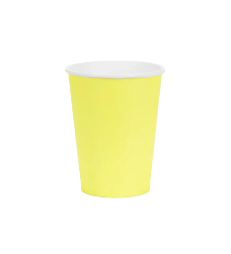 Žlté tégliky - 6 ks