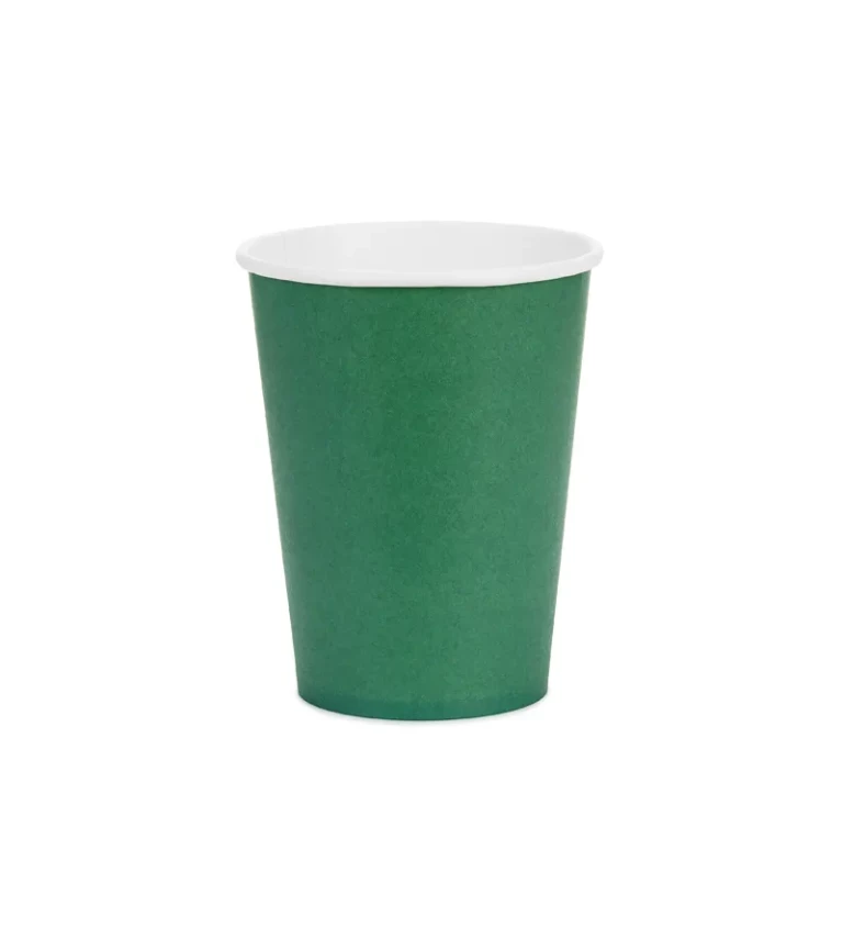 Tmavozelené tégliky - 6 ks