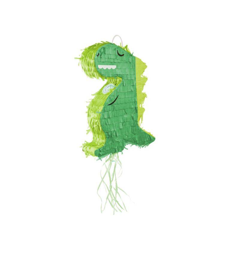 Piňatá dinosaurus na oslavy 43 cm