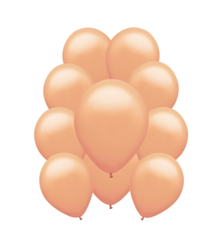 Latexové balóniky pastelové - Broskyňové
