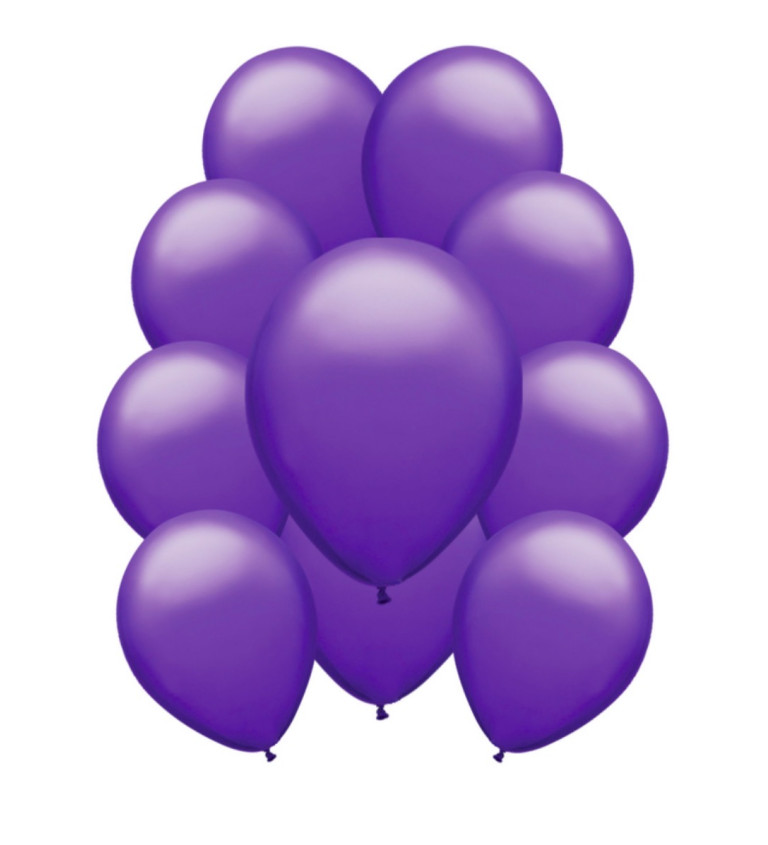 Latexové balóniky pastelové - Tmavo fialové