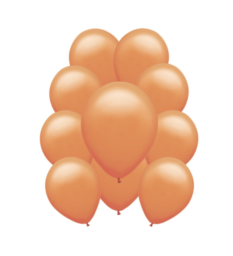Latexové balóniky pastelové - Oranžové