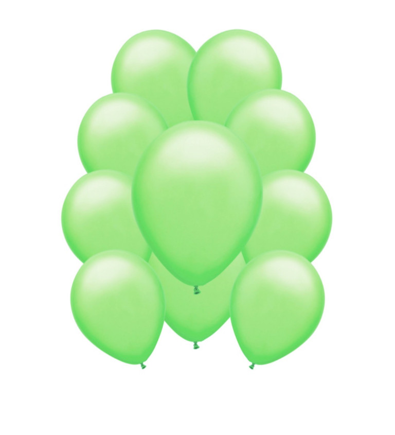 Latexové balóniky pastelové - Svetlo zelené