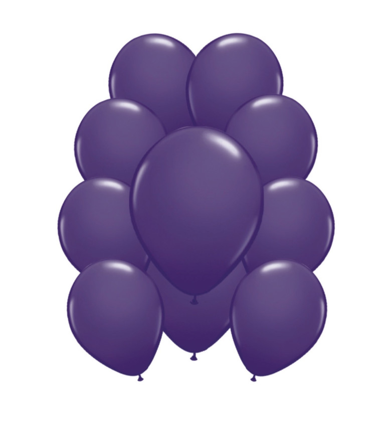 Latexové balóniky metalické - Tmavo fialové