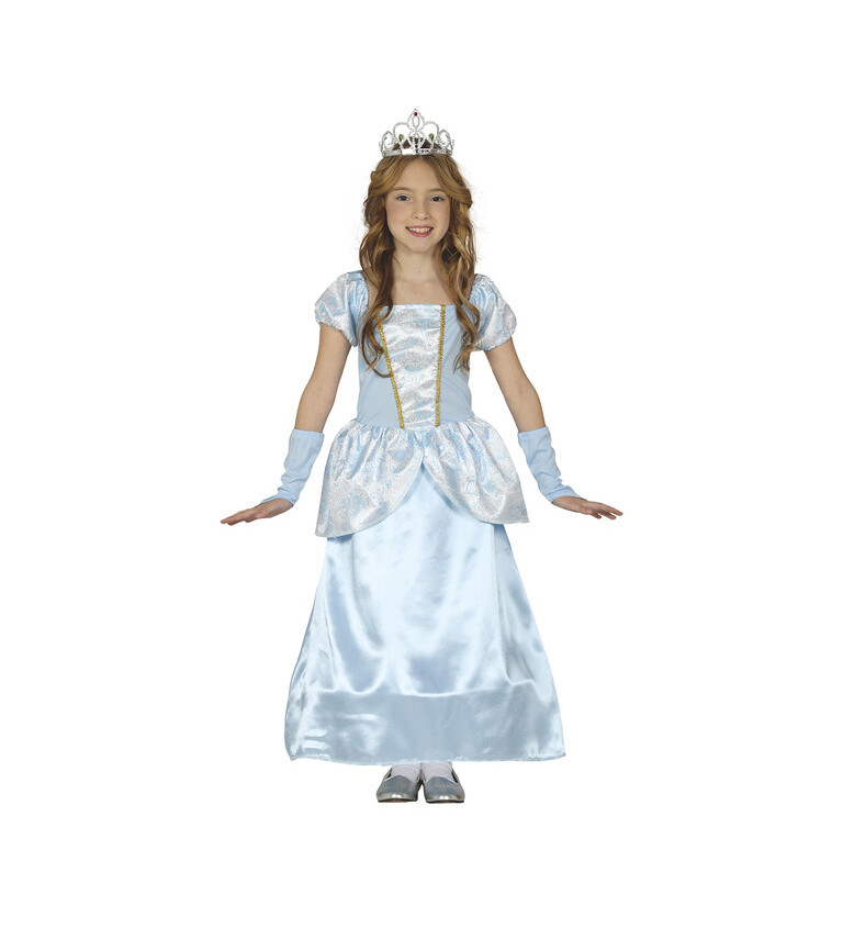 Detský kostým Modrá rozprávková princezná