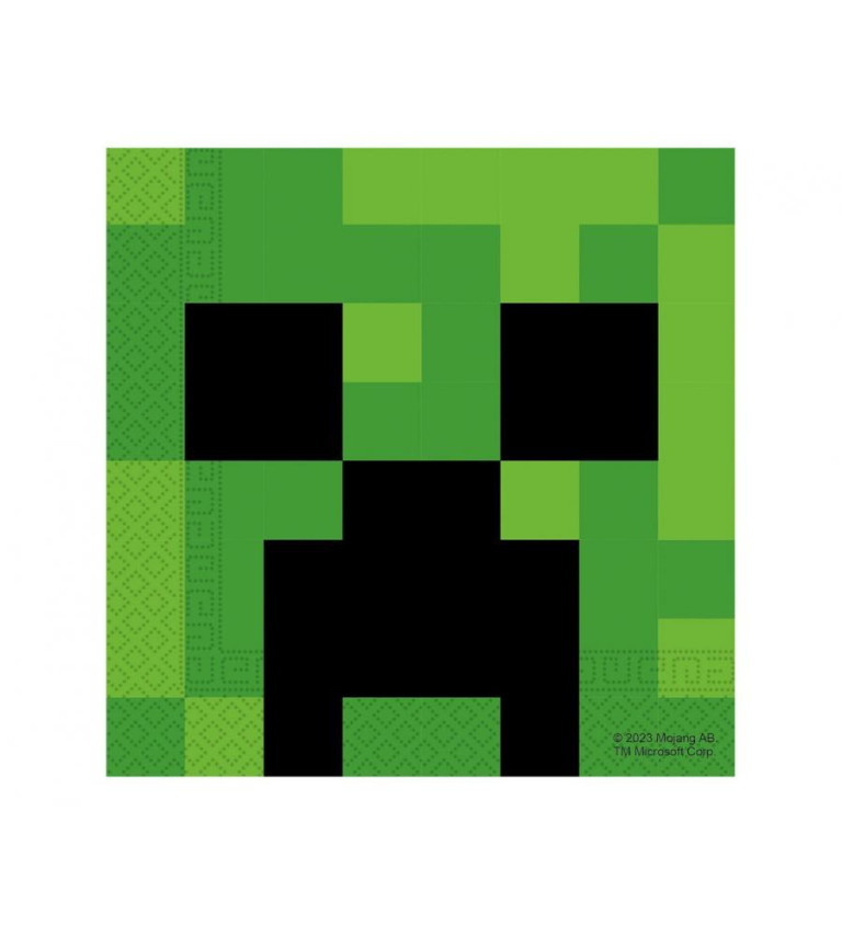 Papierové obrúsky: Minecraft
