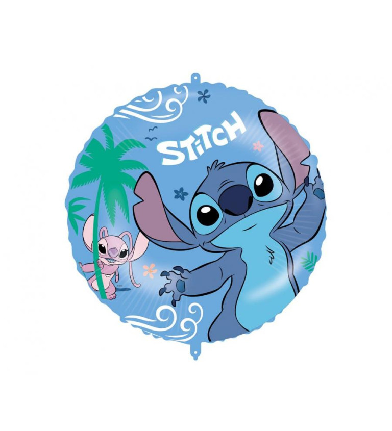 Fóliový balónik Stitch & Angel Disney