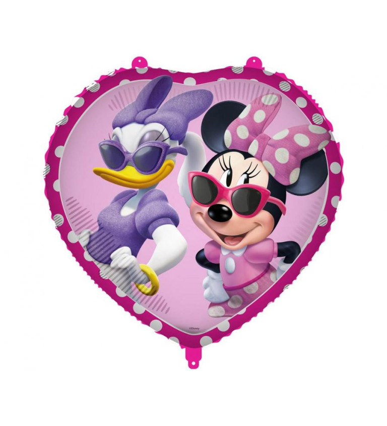 Minnie srdce - fóliový balónik Disney 45 cm