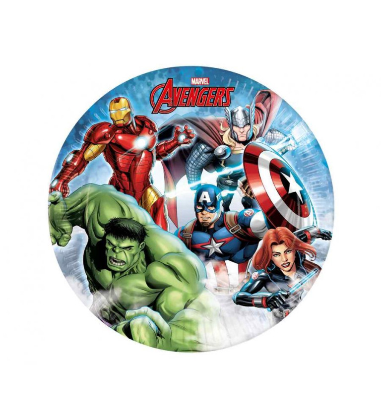 Papierové taniere: Avengers