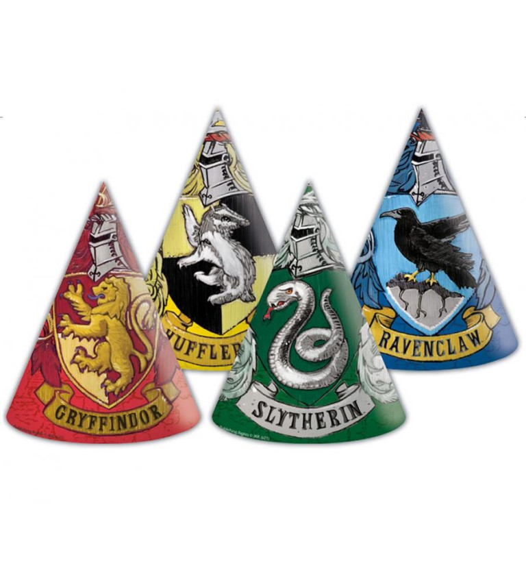 Harry Potter Hogwarts Houses – párty čiapočky