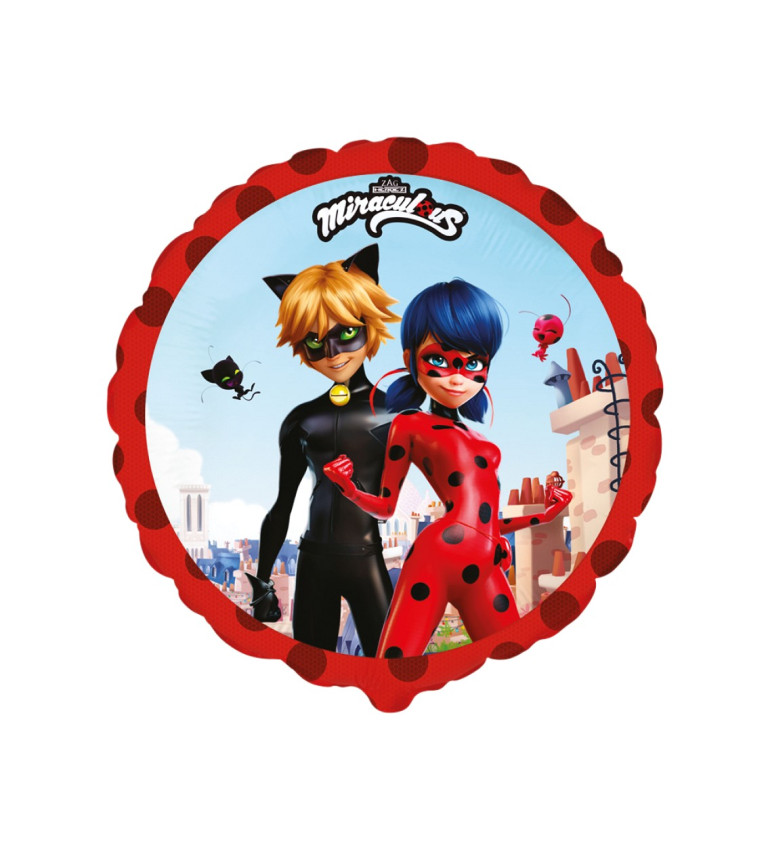 Fóliový balónik Miraculous