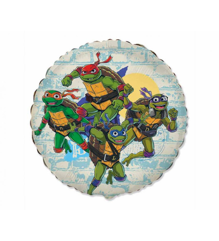Ninja Turtles – fóliový balónik 46 cm